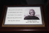 Knute Rockne Notre Dame Quote Plaque - Vintage Indy Sports