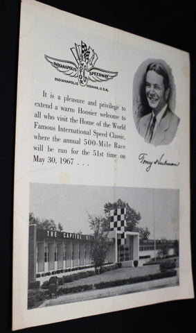 1968 Indianapolis 500 Mailer