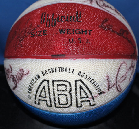 1970's Indiana Pacers Autographed ABA Basketball