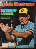 1979 George Bamberger Milwaukee Brewers Autographed Sports Illustrated Issue - Vintage Indy Sports