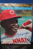 1976 Joe Morgan Cincinnati Reds Autographed Sports Illustrated Issue - Vintage Indy Sports