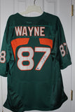 Reggie Wayne Autographed University of Miami Jersey