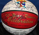 ABA Basketball 30 Year Reunion Autographed Basketball - Vintage Indy Sports