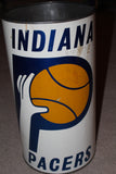 Vintage Indiana Pacers ABA Trash Can