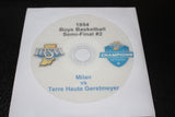 1954 Indiana High School Basketball Semi Final #2 DVD - Vintage Indy Sports