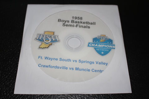 1958 Indiana High School Basketball Semi-Finals DVD