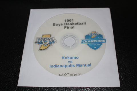 1961 Indiana High School Basketball Final DVD