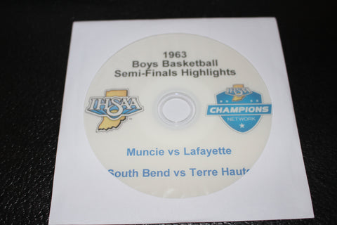 1963 Indiana High School Basketball Semi-Finals DVD