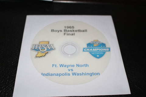 1965 Indiana High School Basketball Final DVD