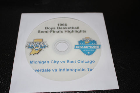 1966 Indiana High School Basketball State Semi- Finals Highlights DVD