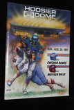 1984 Chicago Bears vs Buffalo Bills NFL Preseason program, Hoosier Dome, Walter Payton