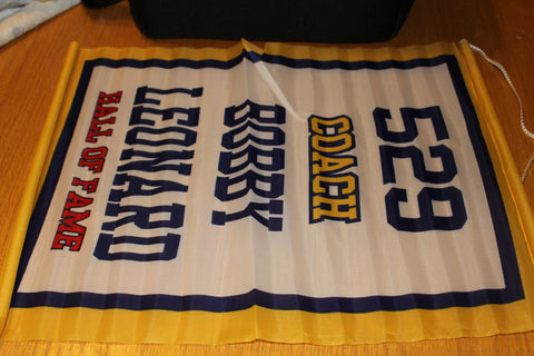 Bob Leonard Indiana Pacers SGA Banner