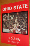1978 Ohio State vs Indiana University Basketball Program - Vintage Indy Sports