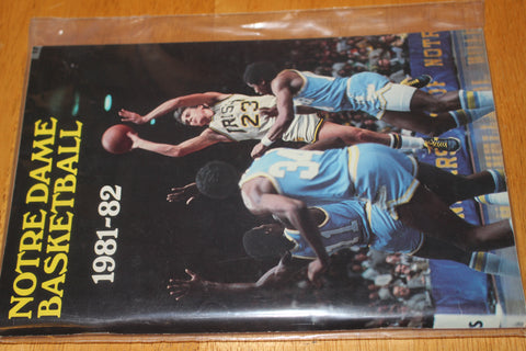 1981-82 Notre Dame Basketball Media Guide