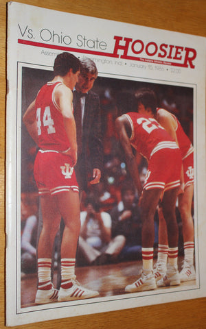 1986 Indiana University vs Ohio State Basketball Program