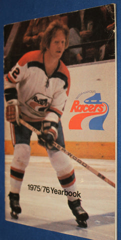 1975-76 Indianapolis Racers Yearbook, Autographed