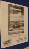 1986 Hoosiers Movie Premier Newspaper Insert & Ticket - Vintage Indy Sports