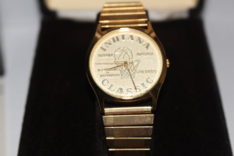 1990 Indiana Classic Basketball Tournament Jostens Quartz Watch, Indiana University