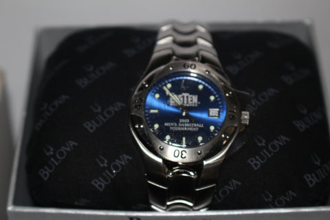 2003 Indiana University Big Ten Tournament Bulova Watch