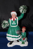 Michigan State Mrs. Santa Danbury Mint Figurine - Vintage Indy Sports