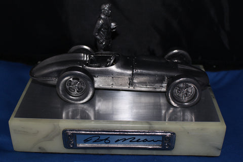 Rick Mears Autographed Michael Ricker Pewter Statue 455/500