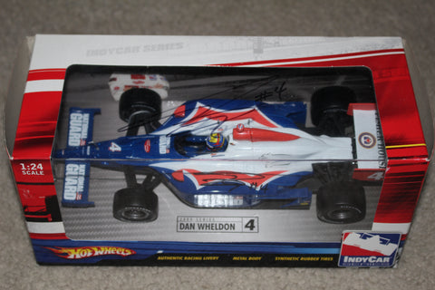 Dan Wheldon Autographed Hot Wheels National Guard Indy Diecast Car