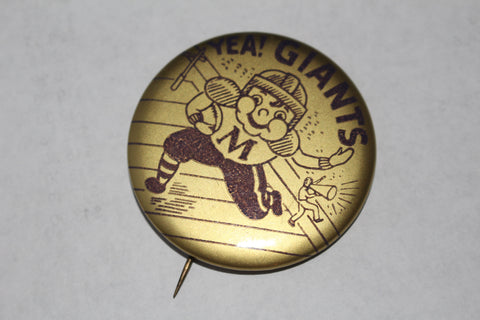Vintage 1950's Marion, Indiana High School Football Pinback Button