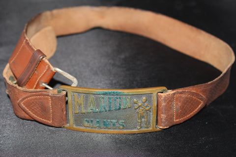 Vintage 1950's Marion, Indiana High School Decathlon Belt