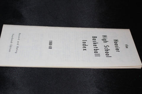 1968-69 Hoosier High School Basketball Index