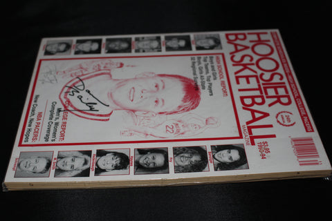 1993-94 Damon Bailey Autographed Hoosier Basketball Magazine