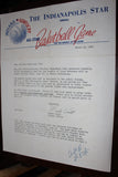 1967 Indiana Kentucky High School All Star Game Ticket Letter - Vintage Indy Sports