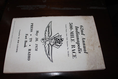 1978 Indy 500 Press Fact Book