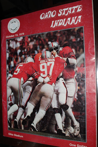 1979 Ohio State vs Indiana University Football Program