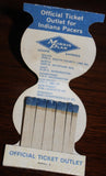 Vintage 1970's Indiana Pacers ABA Basketball Matchbook - Vintage Indy Sports