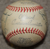 1942 Indianapolis Indians Team Signed Baseball, Gabby Hartnett Manager - Vintage Indy Sports