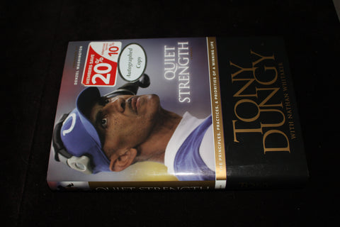 Tony Dungy Quiet Strength Autographed Book