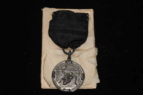 1925 Indiana High School State Wrestling Championship Medal
