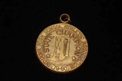 1979-80 Indiana High School Girls State Basketball State Champions Medal