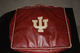 Vintage 1950's Indiana University Wool Stadium Blanket with Carrying Case