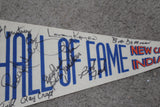 Indiana Basketball Hall of Fame Autographed Pennant - Vintage Indy Sports