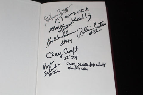 Bobby Plump HB Book Signed by 1954 Milan HS Team Members