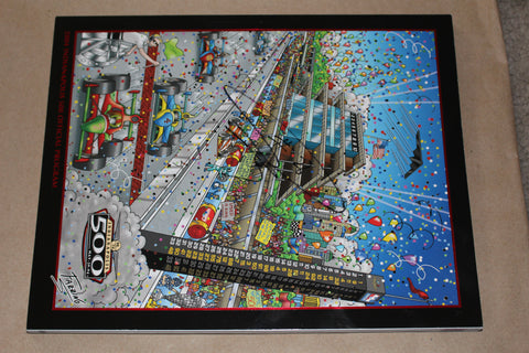 Dan Wheldon Autographed 2004 Indy 500 Program