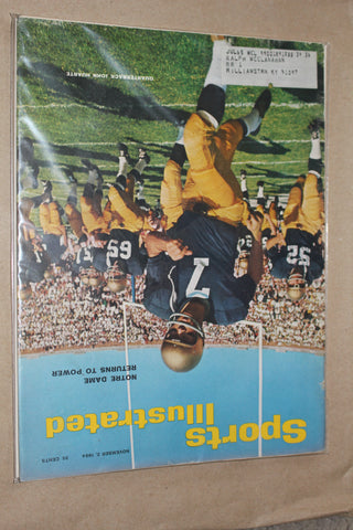 1964 John Huarte Notre Dame Sports Illustrated Issue