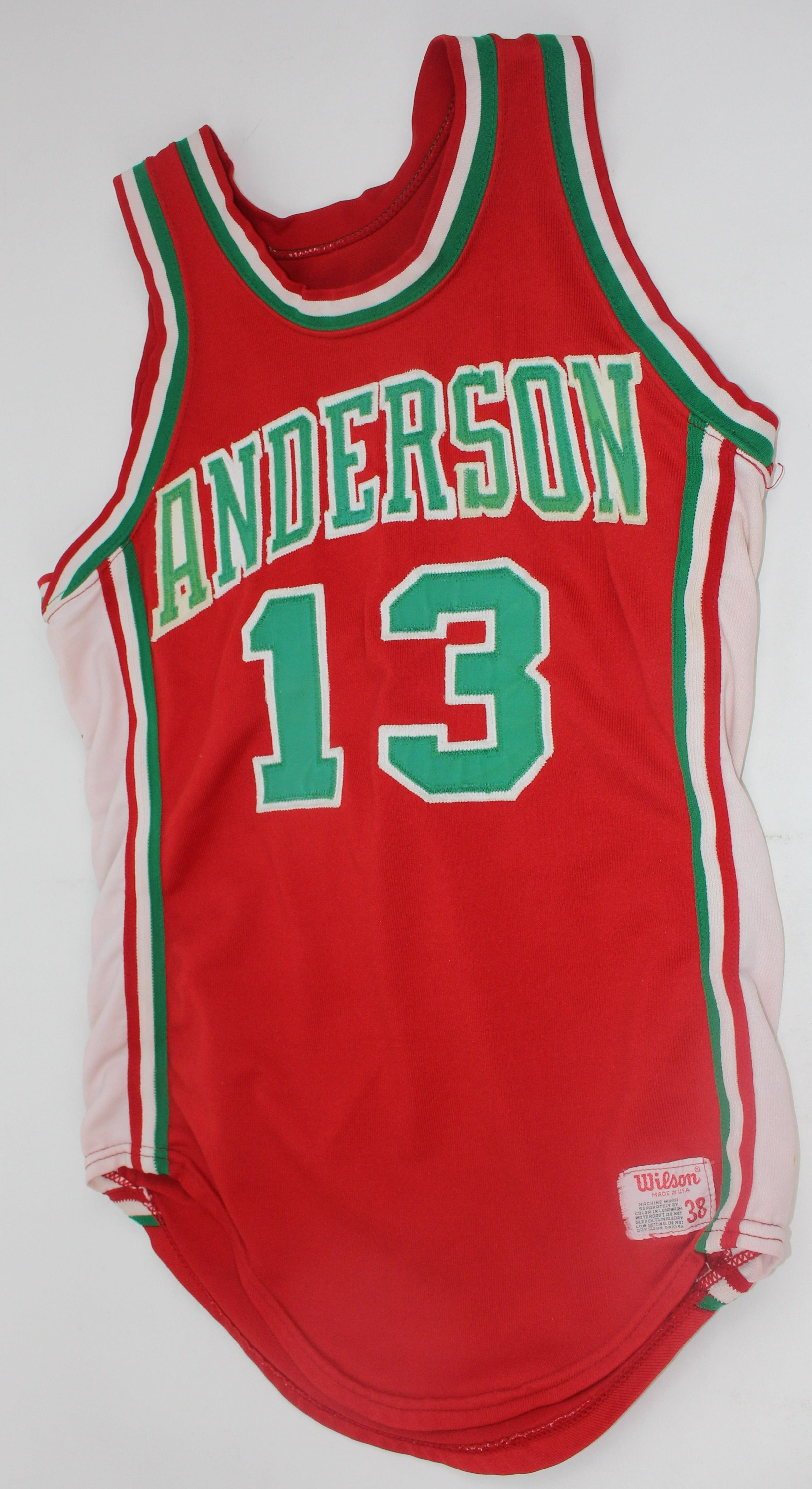 Anderson Uniform Anderson, Indiana High School Vintage Basketball Uniform | Vintage Indy ...