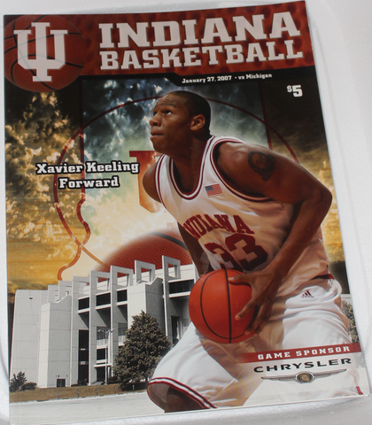 2007 Michigan vs Indiana University Basketball Program