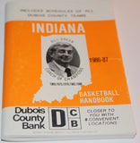 1986-87 Indiana Basketball Handbook