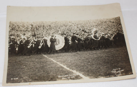 Vintage 1938 Butler vs Illinois Football Band Photo