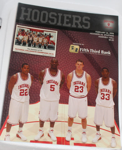 2006 Michigan State vs Indiana University Basketball Program