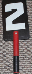 Vintage Indiana Pacers 1960's ABA Basketball Scorekeeper's Game Used Hand Held Number - Vintage Indy Sports