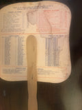 1967 Indiana vs Kentucky HS Basketall All Star Game Fan, Autographed - Vintage Indy Sports